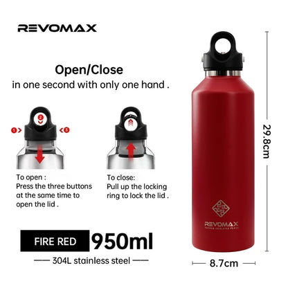 Stainless Steel Bottle 950ml - Ezorya