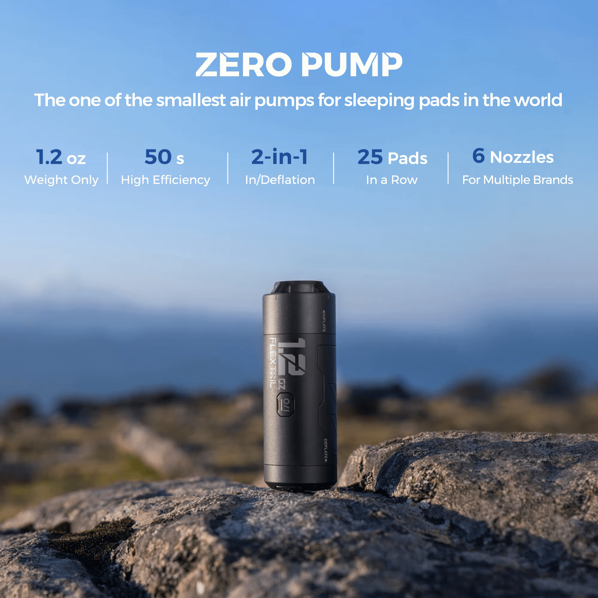 ZERO PUMP Portable Air Pump