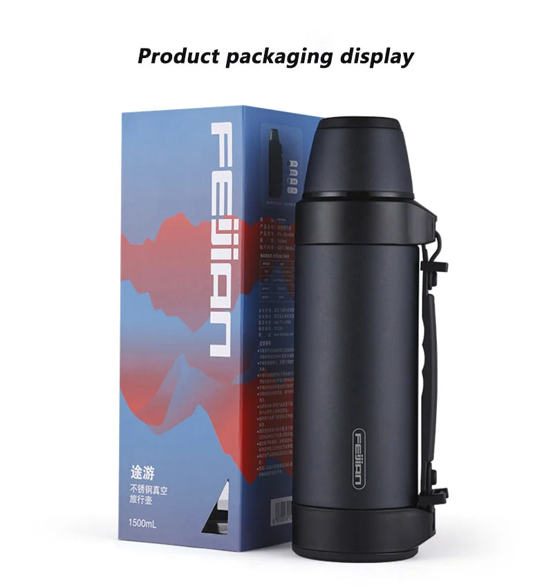 Stainless Steel Outdoor Thermos - Ezorya