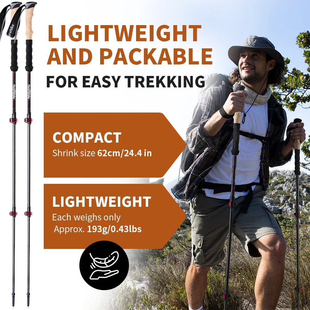 Technical Carbon Fiber Trekking Poles