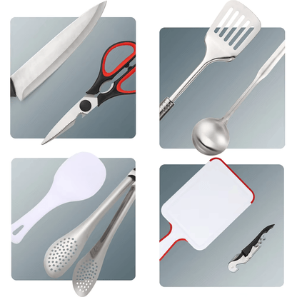 9 in 1 Portable Utensils Set