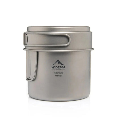 Titanium 1100ml Pot with Pan