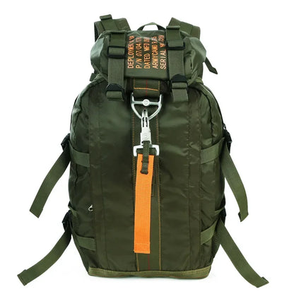 Vintage Style Nylon Hiking Backpack