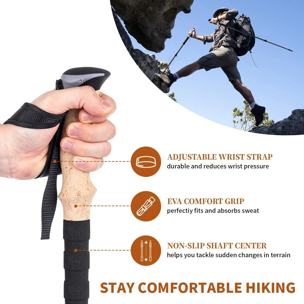 Technical Carbon Fiber Trekking Poles