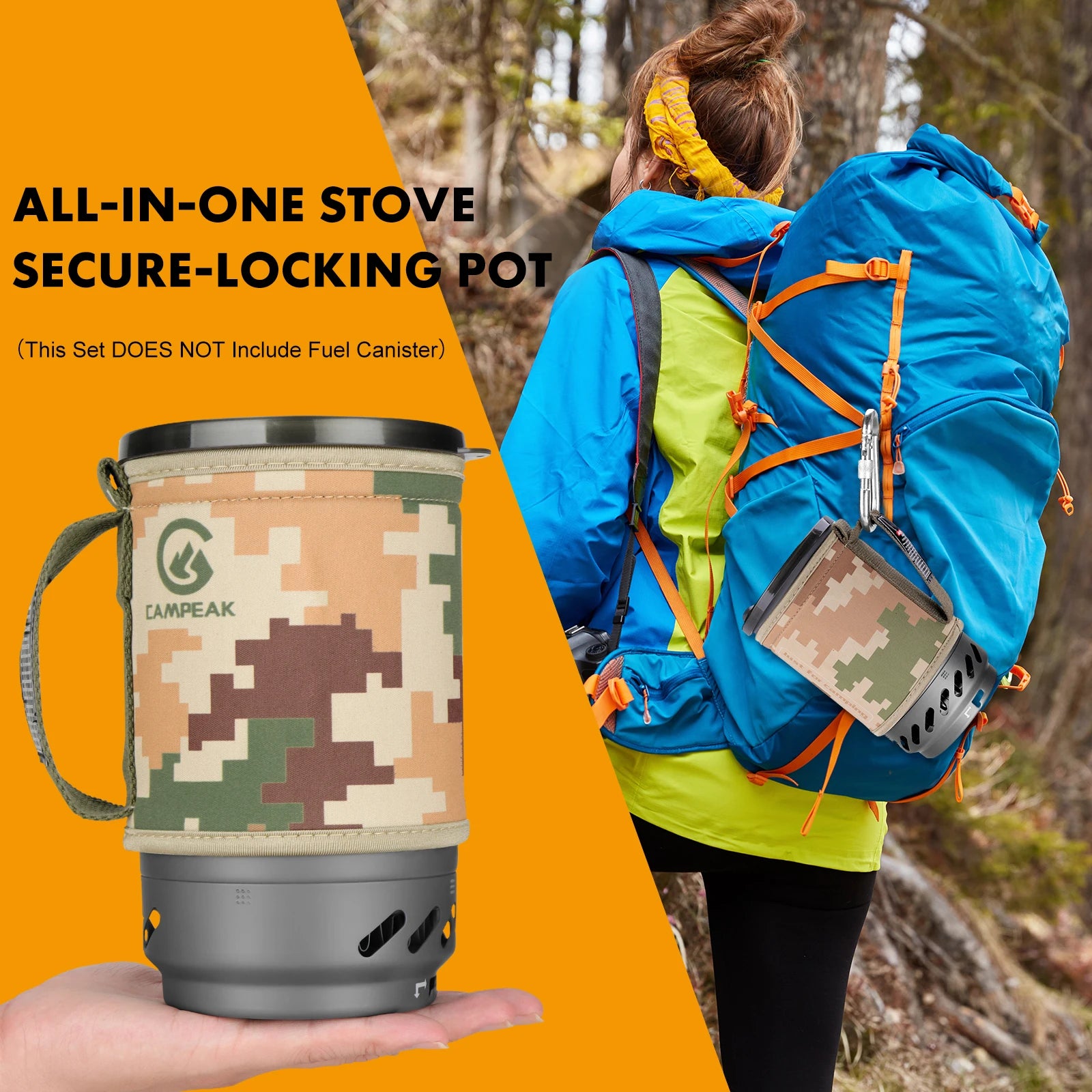 1.4L Backpacking Stove Camping - Ezorya